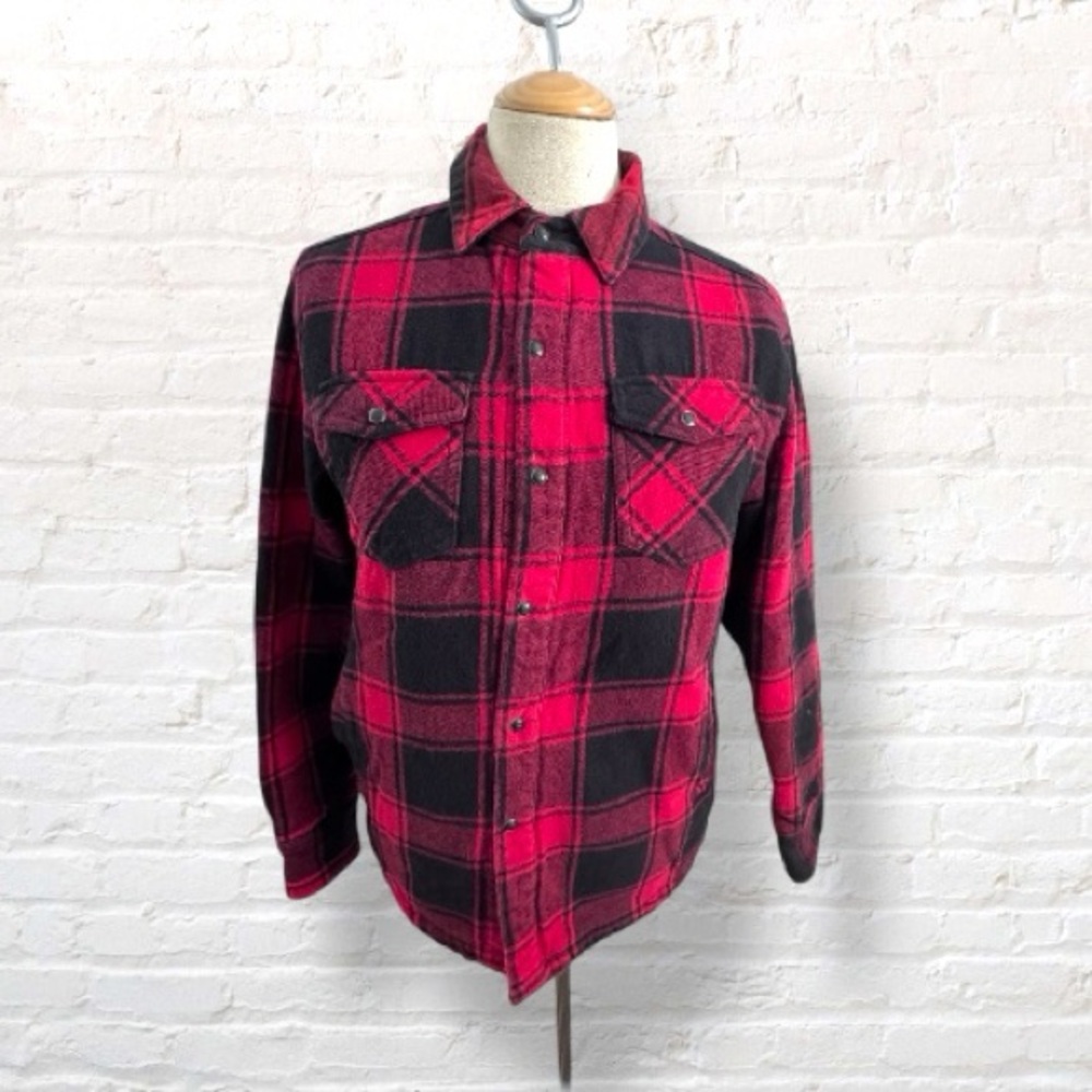 Buffalo Plaid Button-Down Shacket - West 49